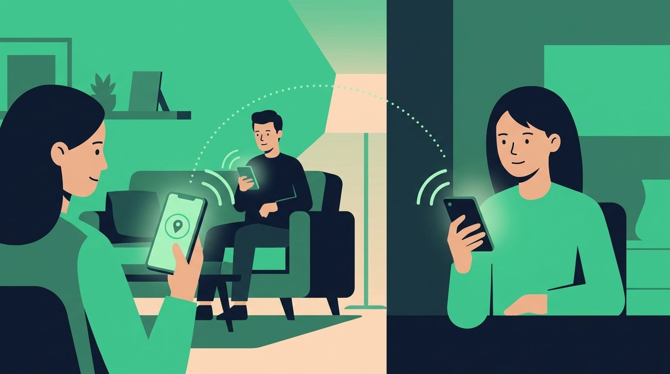 Los contactos de emergencia reciben en sus teléfonos un aviso discreto con un mapa de ubicación